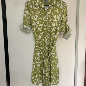 DKNY wrap floral dress
